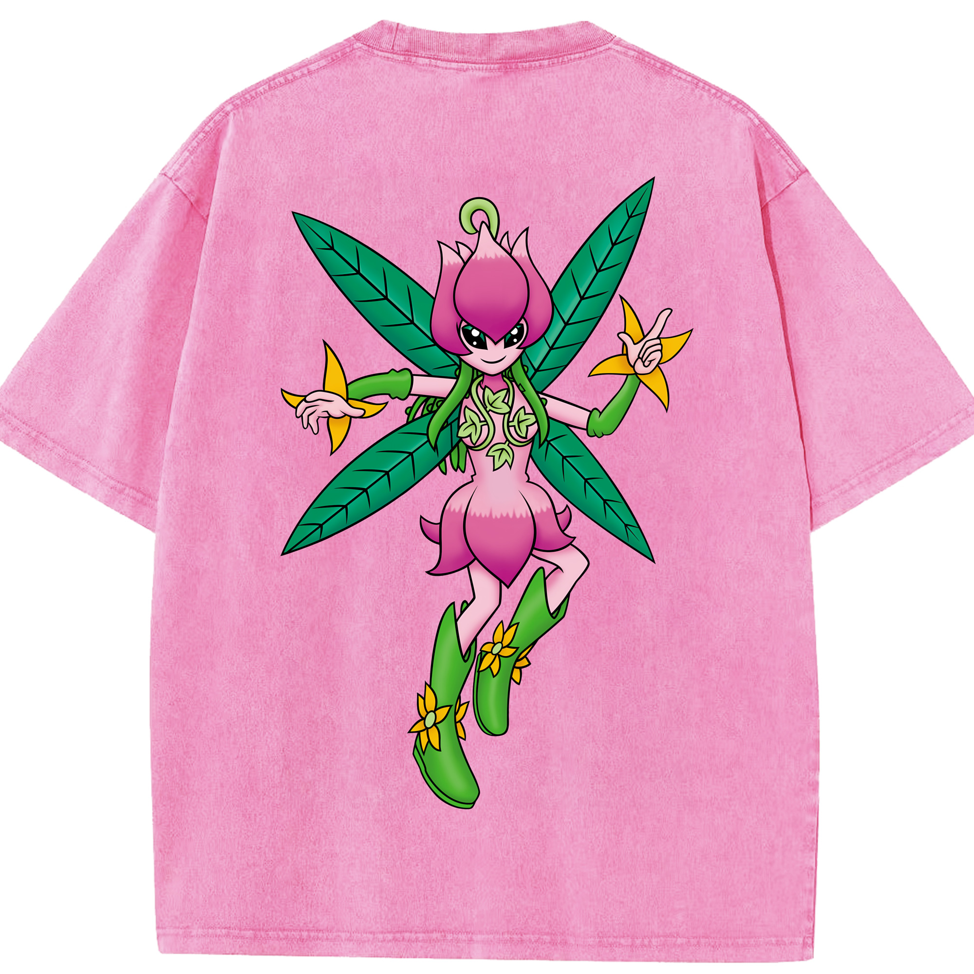 （画像用） Digimon デジタルモンスター/デジモン 綿100% ヴィンテージ風 半袖Tシャツ（背面プリント）